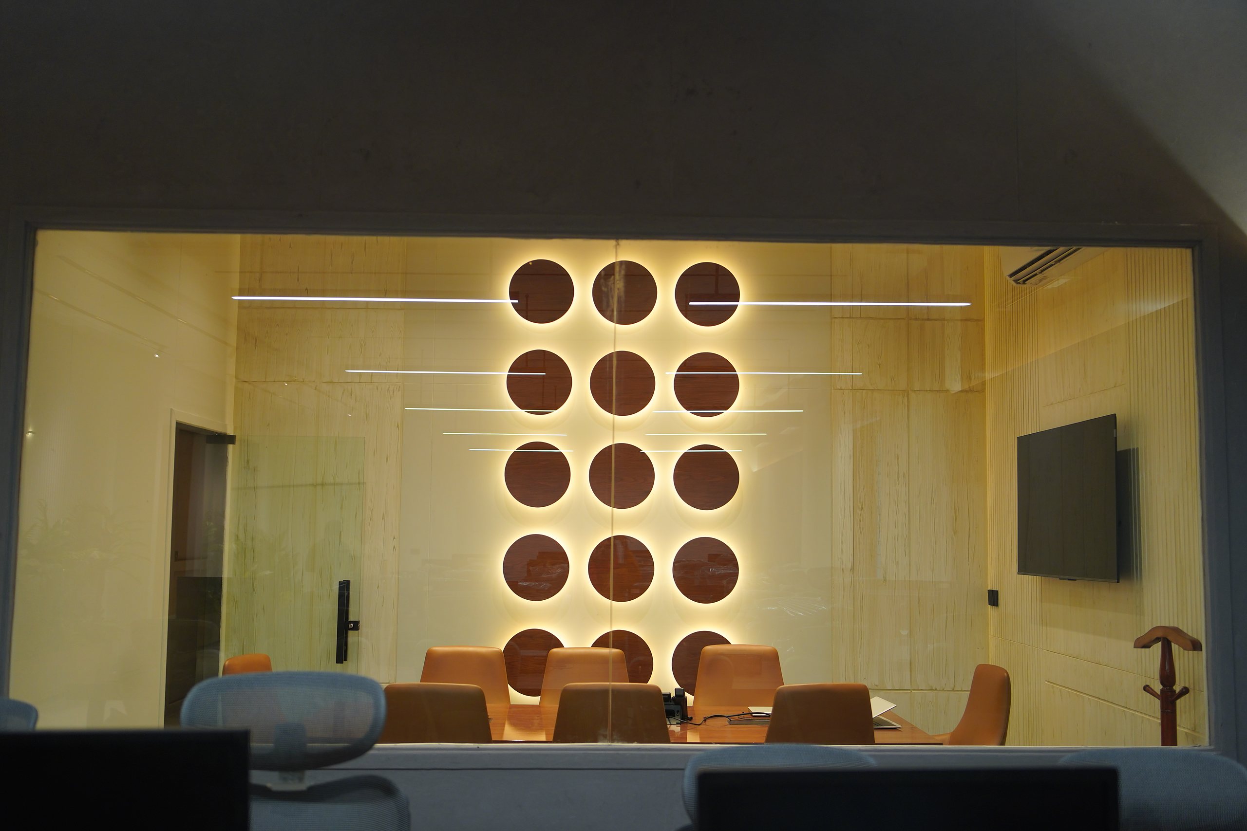 The boardroom at OneDesk Global, Lahore